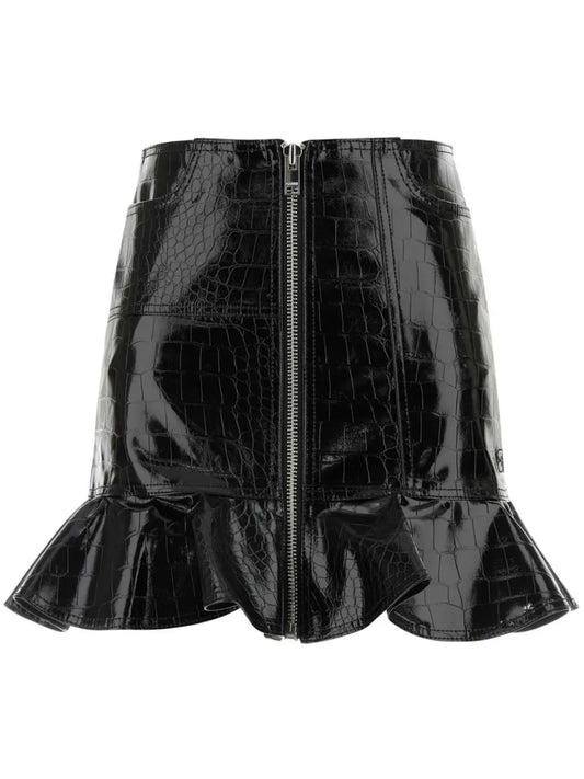 Future Coated Mini Skirt