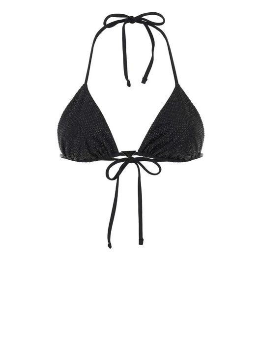 Crystal-Embellished Bikini Top