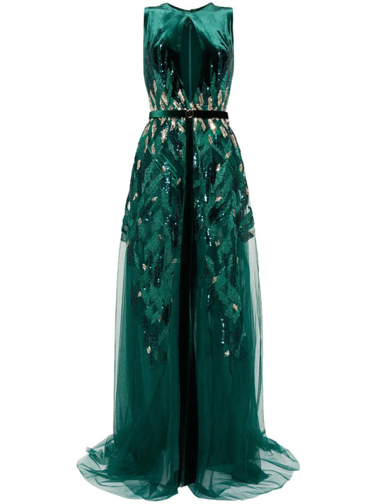 Sequin-Embellished Dress