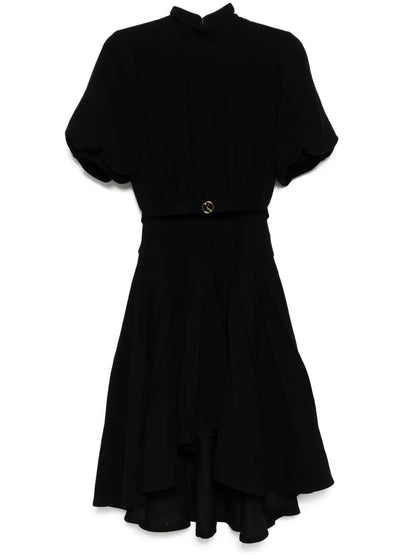 Crepe Short Dress