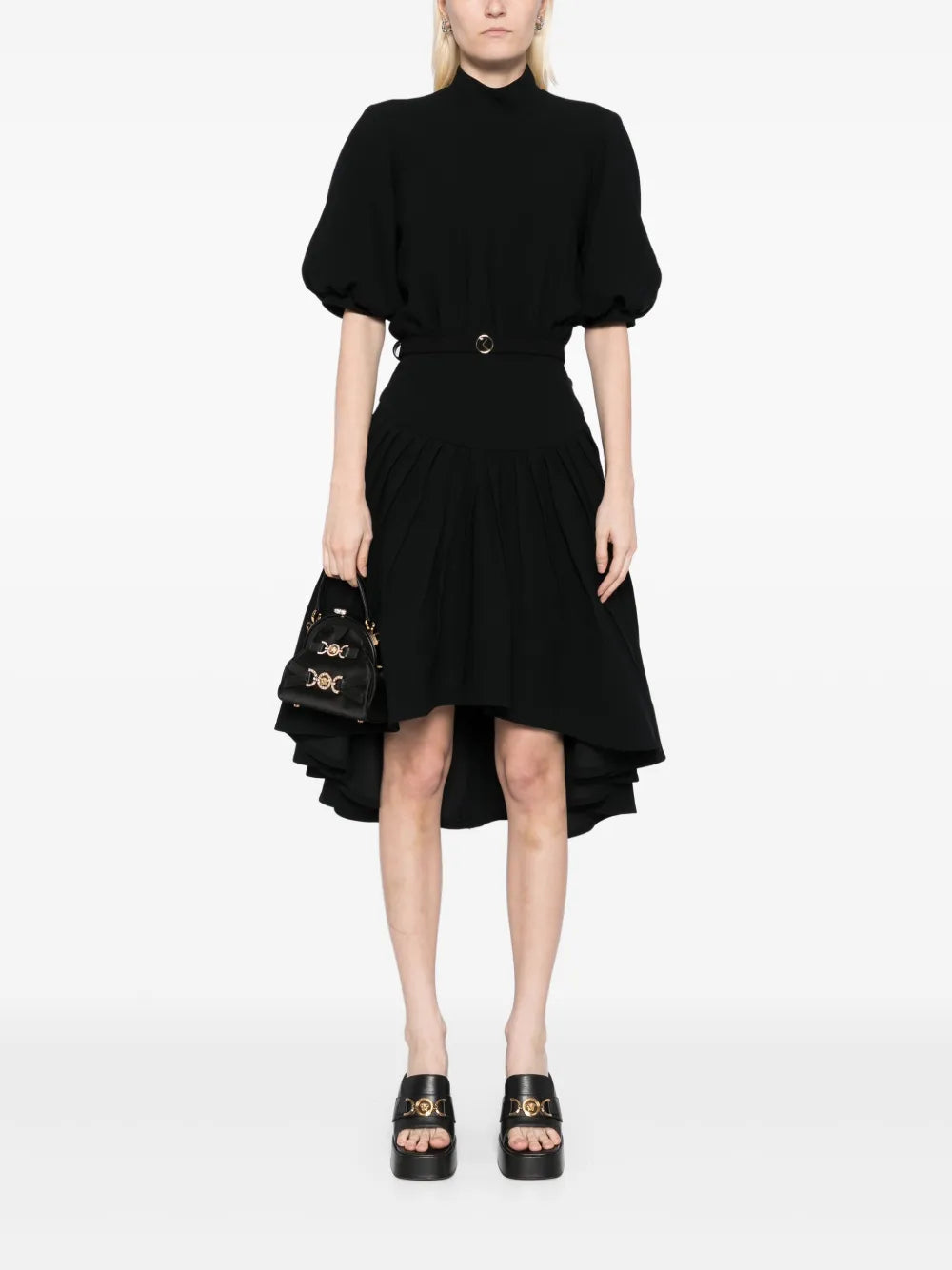 Crepe Short Dress