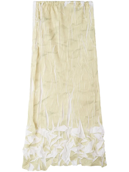 Printed Pleated Skirt