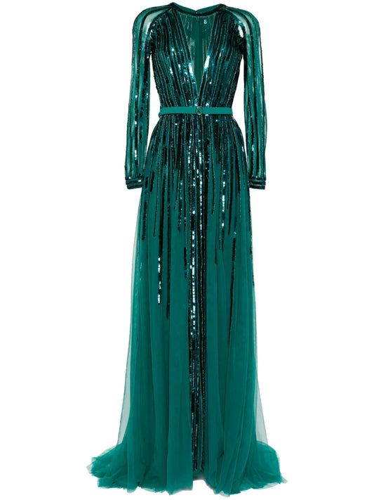 Sequin-Embellished Dress
