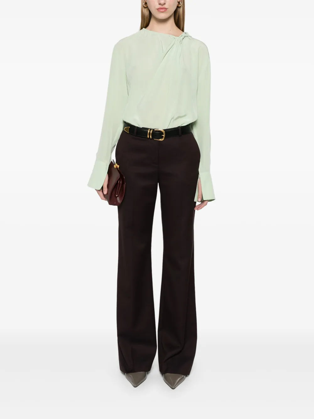 Twist-Detail Blouse