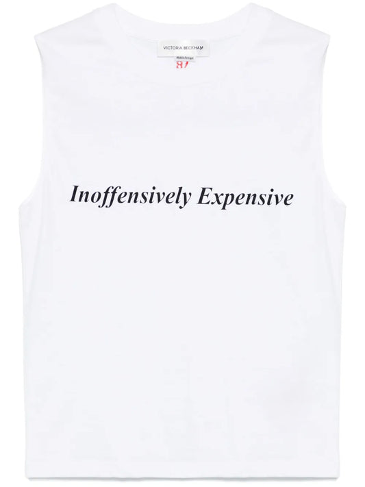 Slogan-Print Top