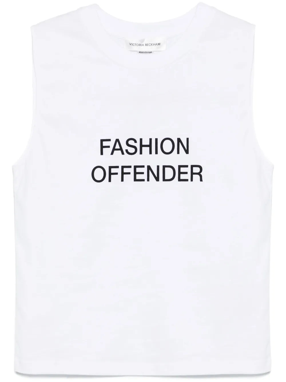 Slogan-Print Top
