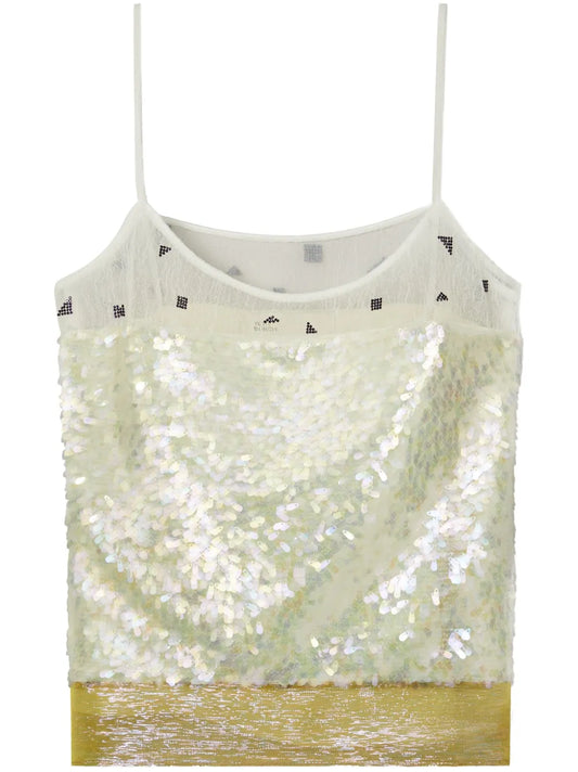 Lame Tank Top