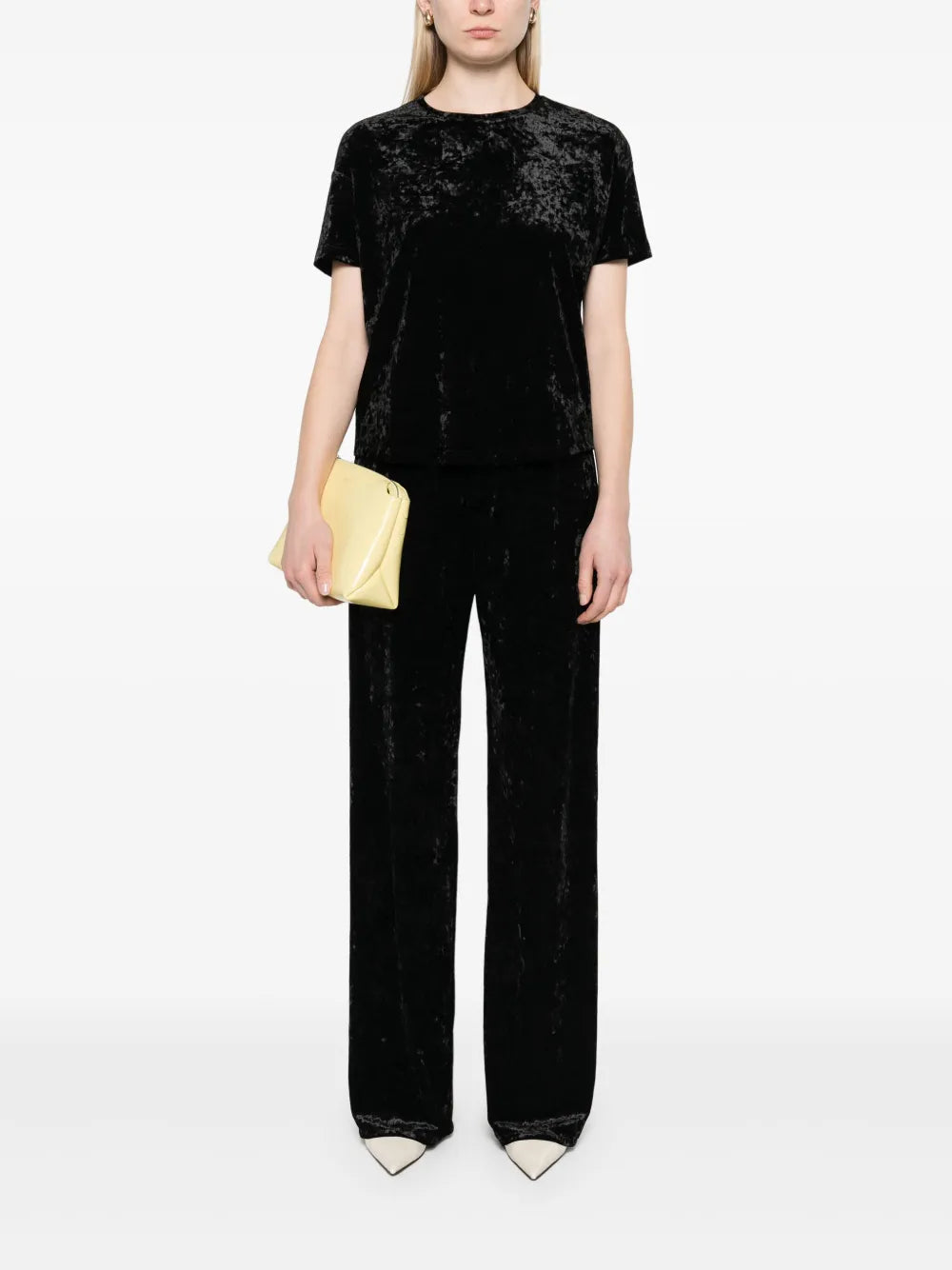 Crushed-Velvet T-Shirt