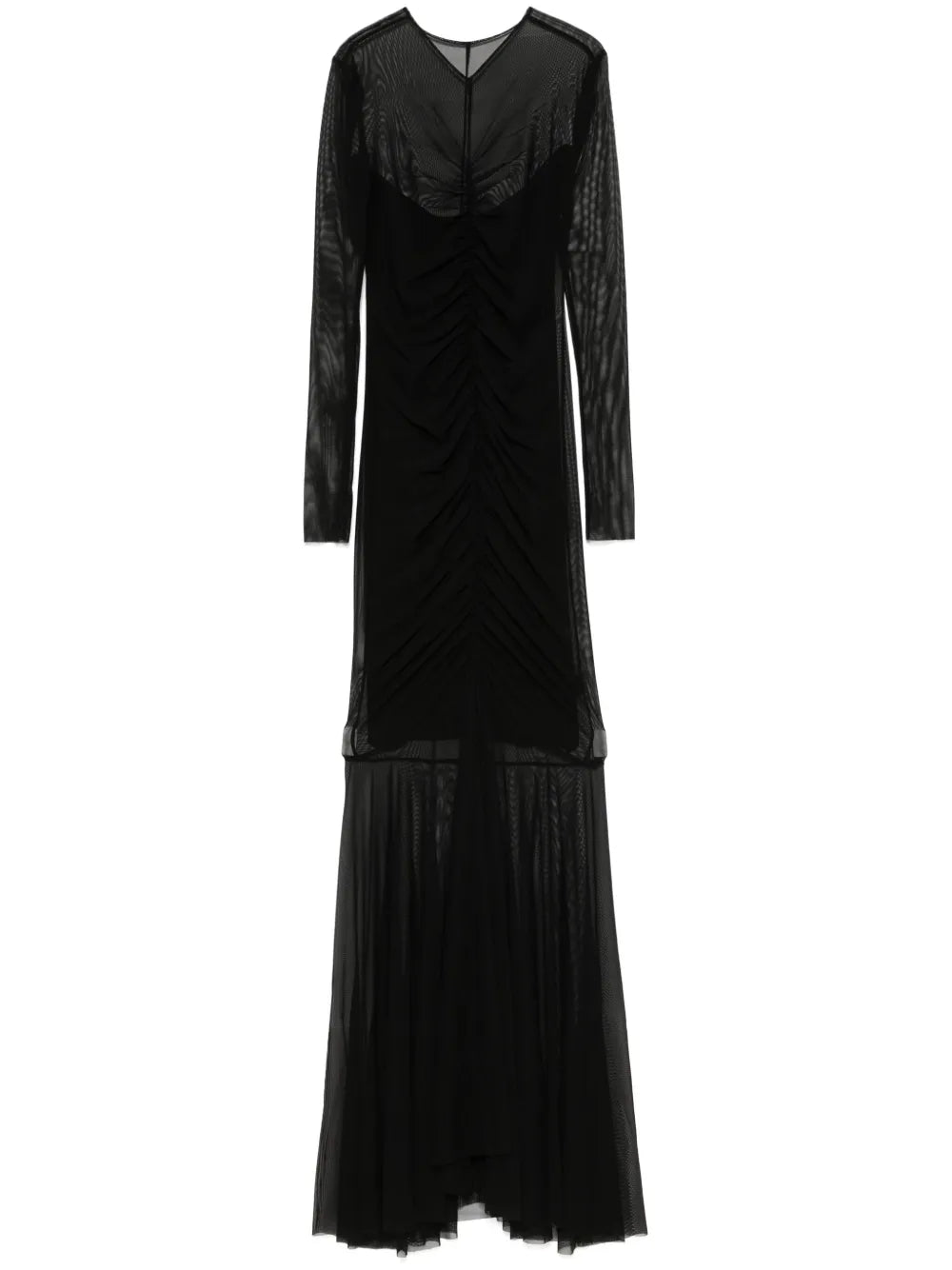Shirred Fishtail Gown