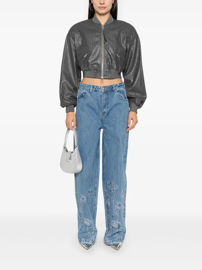 Braided Cropped Jacket