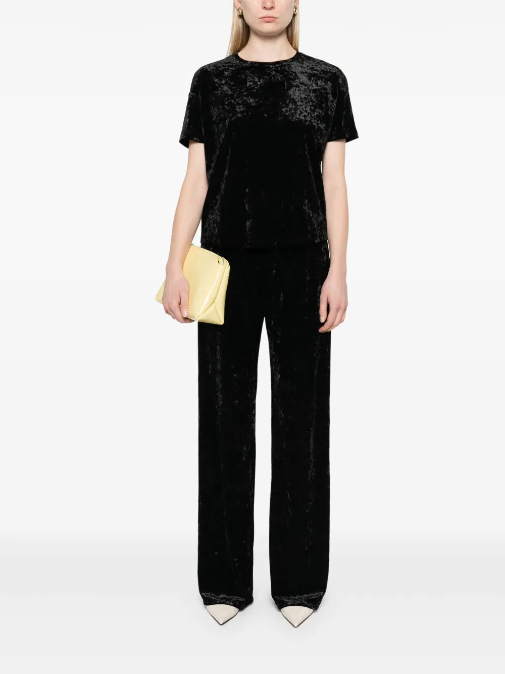 Crushed Velvet Track Pants