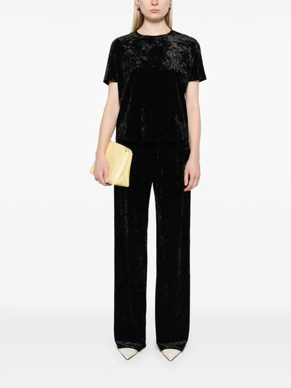 Crushed Velvet Track Pants