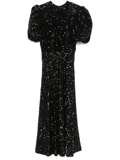 Sequinned Midi Dress
