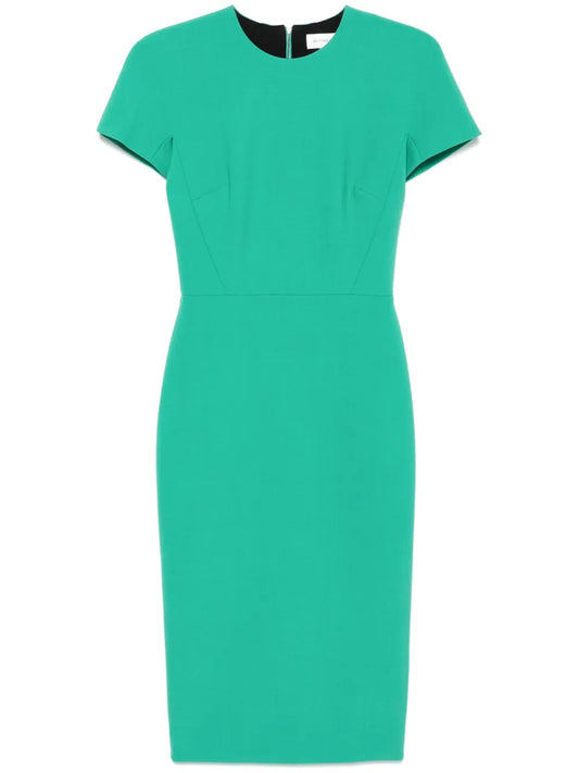 Short-Sleeve Midi Dress