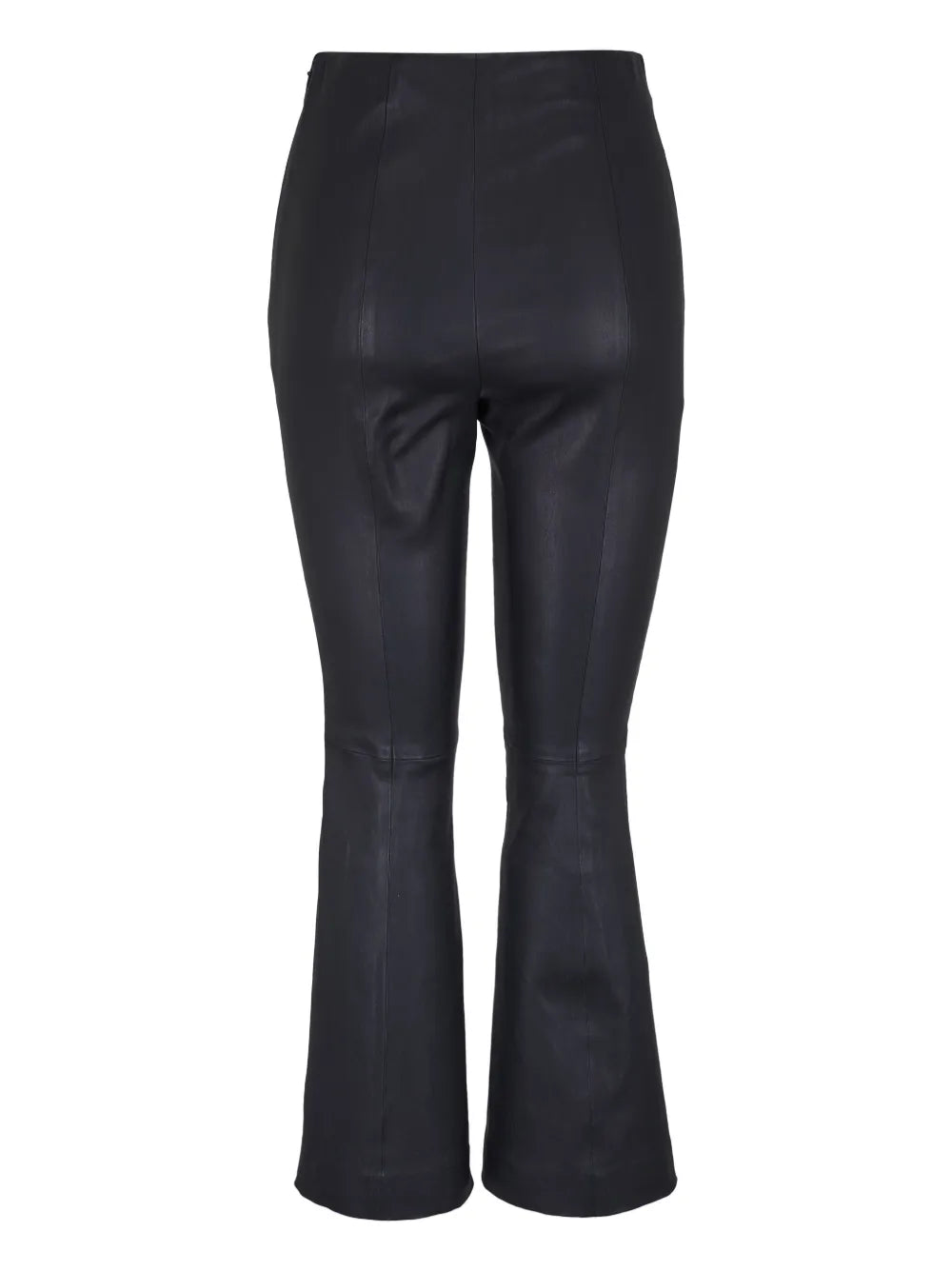 Cropped Leather Trousers