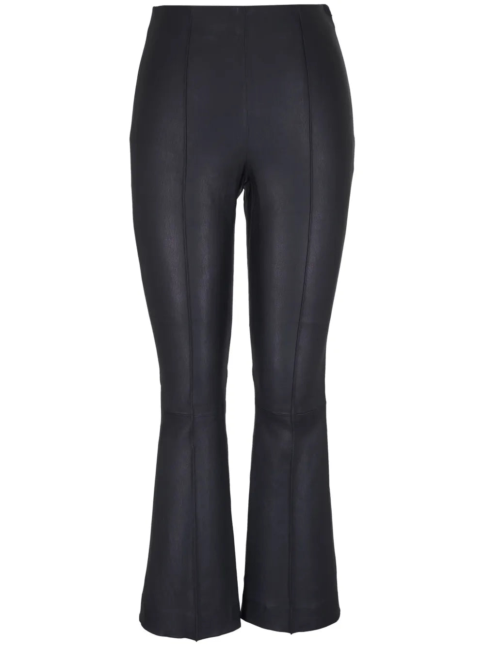 Cropped Leather Trousers