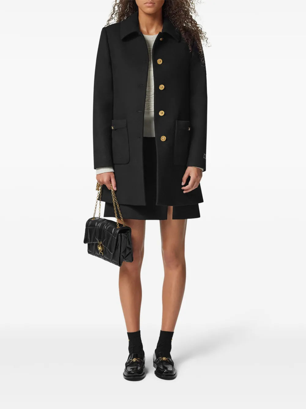 A-Line Felted Coat