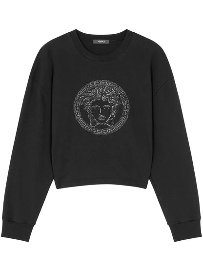 Medusa-Embellished Sweatshirt
