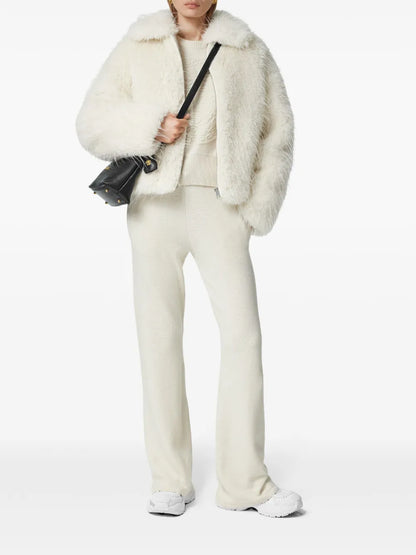 Flared Towel Track Pants