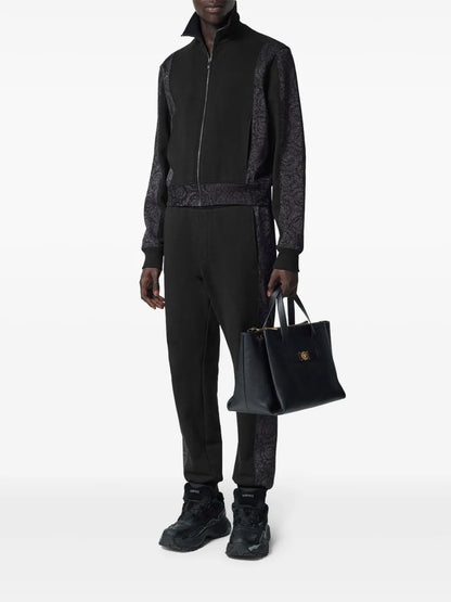 Barocco-Jacquard Lurex Track Pants