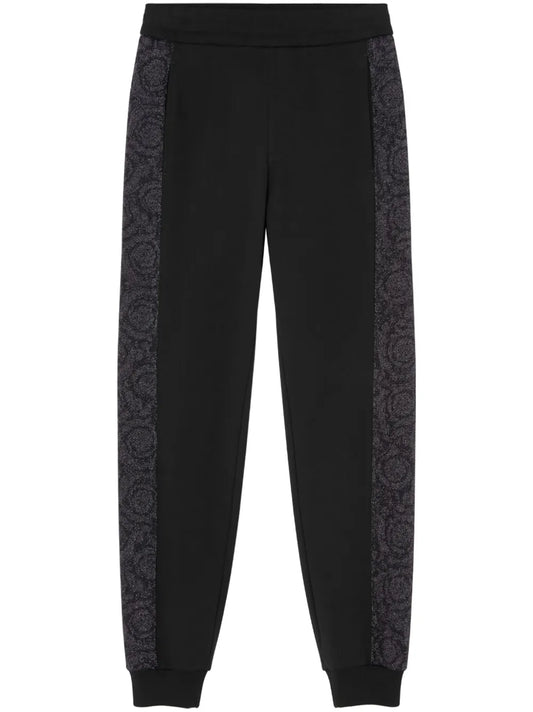 Barocco-Jacquard Lurex Track Pants