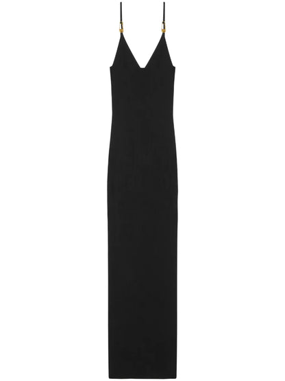 Safety Pin Slip Midi Dress