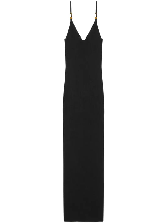 Safety Pin Slip Midi Dress