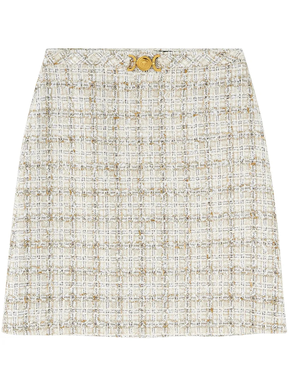Tweed A-Line Mini Skirt