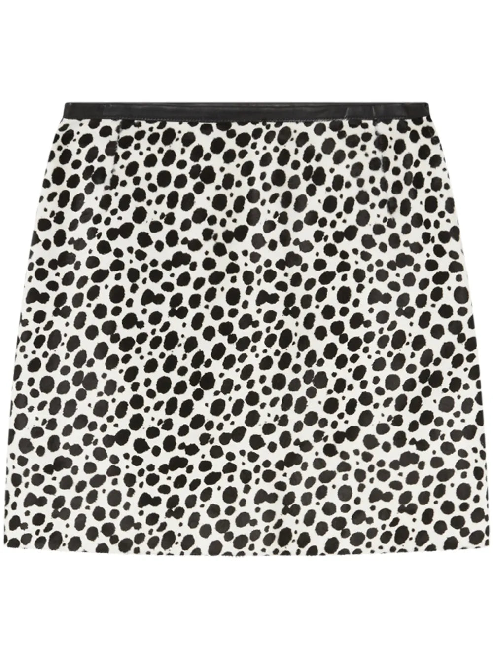 Dalmatian-Print Mini Skirt