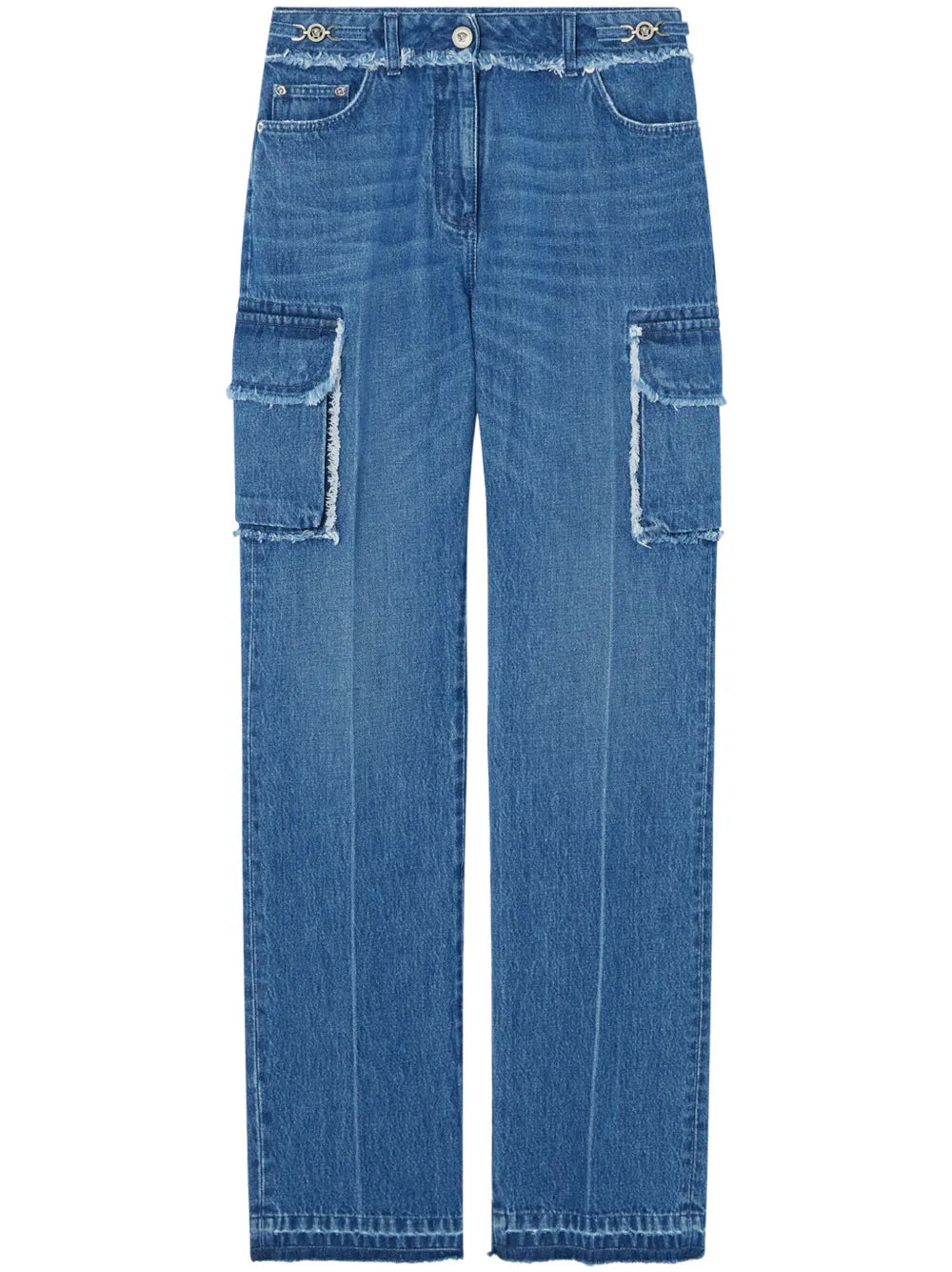 Frayed Cargo Jeans