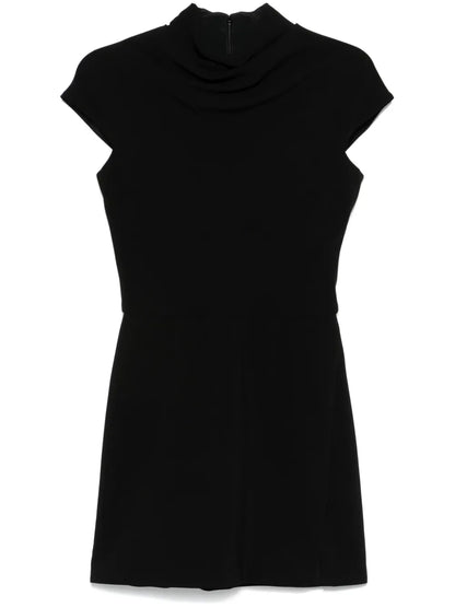Crepe Mini Dress