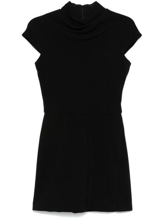 Crepe Mini Dress
