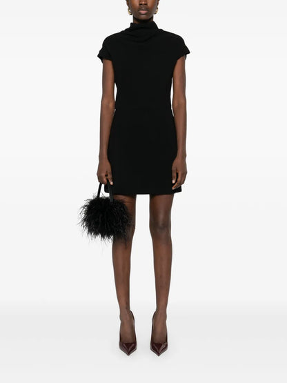 Crepe Mini Dress