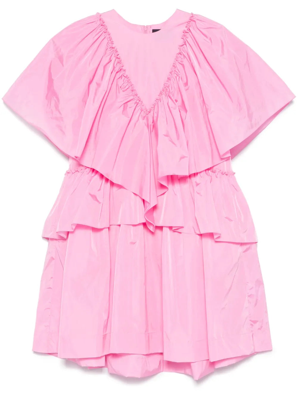 Ruffle-Detailed Mini Dress