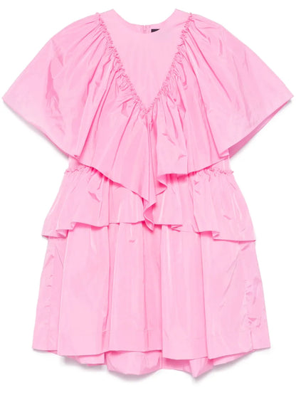 Ruffle-Detailed Mini Dress