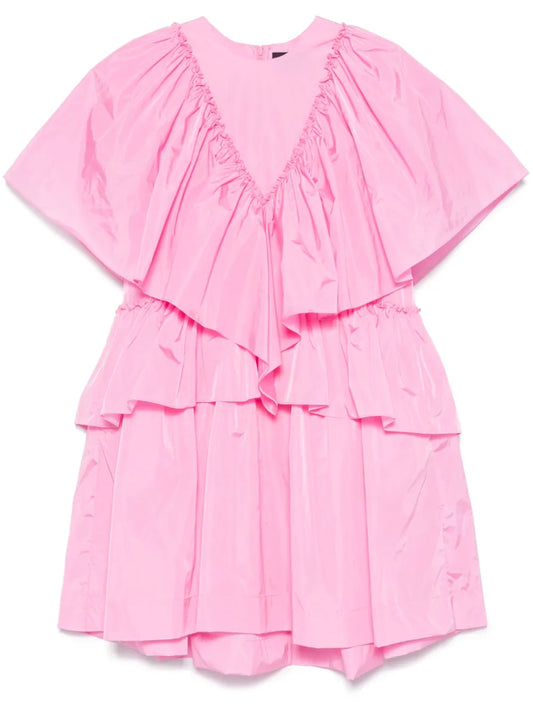 Ruffle-Detailed Mini Dress