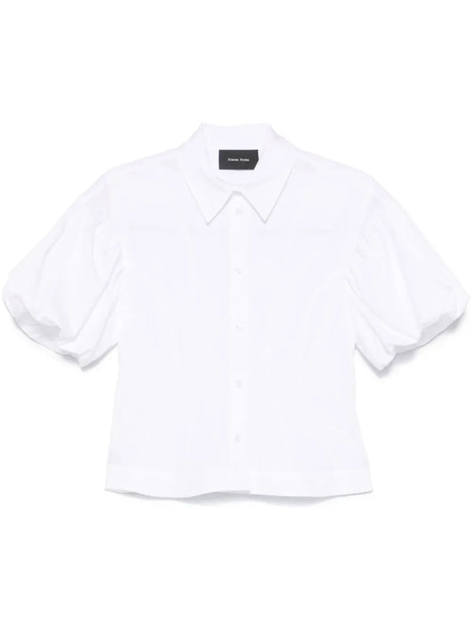 Short Puff Sleeves Shirt