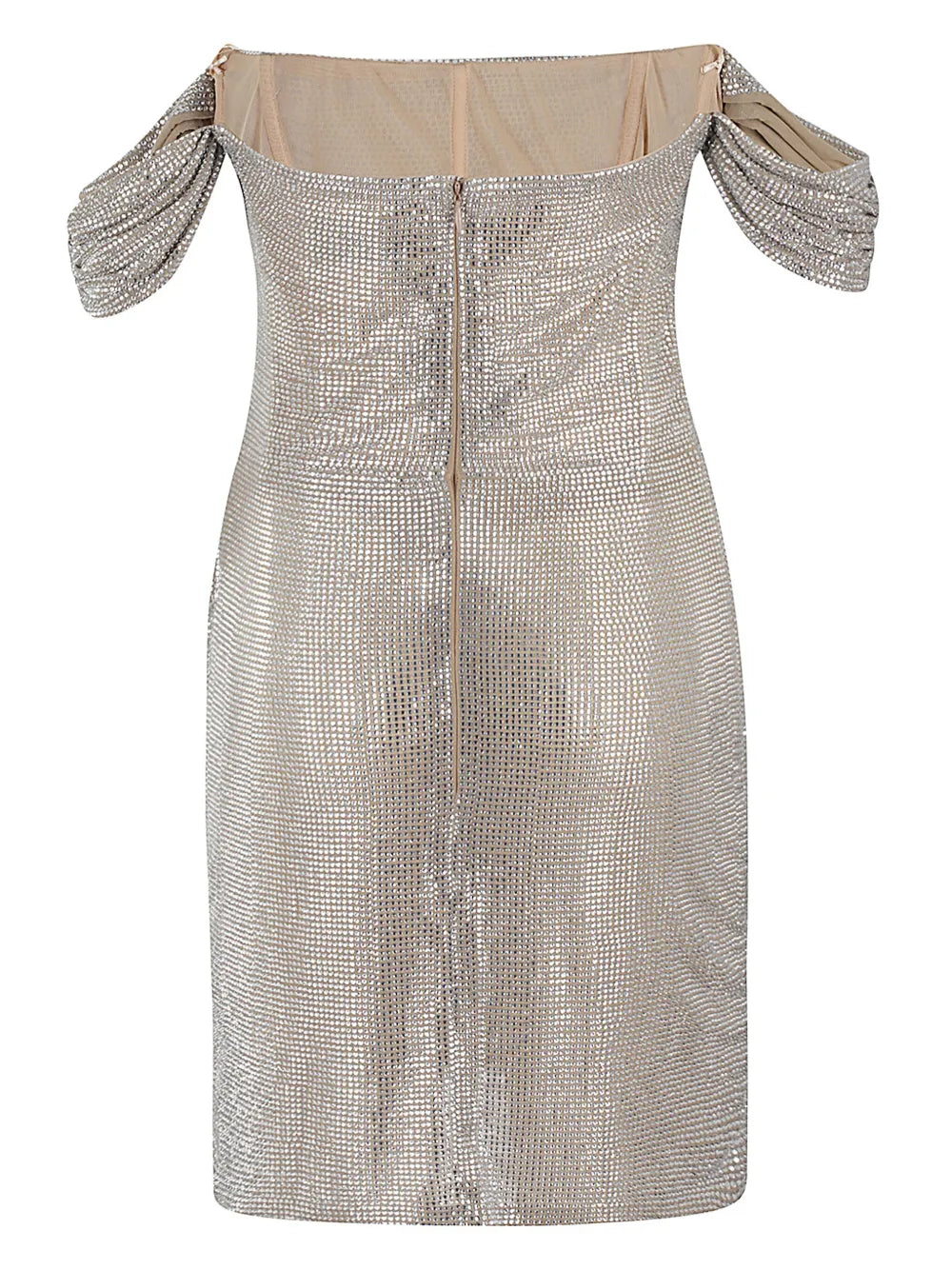 Crystal-Embellished Mini Dress