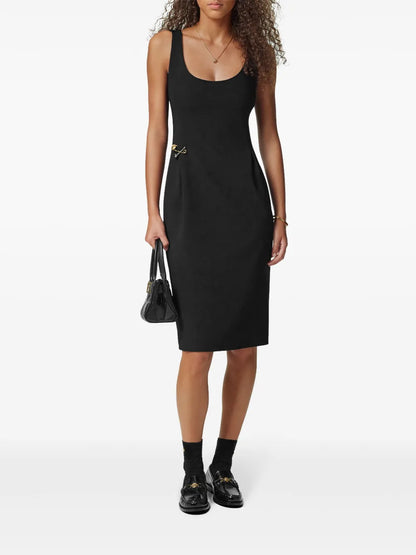 Safety Pin Midi Dress