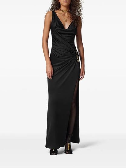 Safety Pin Gathered Gown