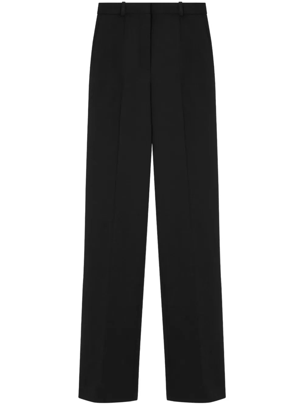 High-Waist Straight-Leg Trousers