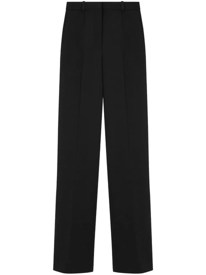 High-Waist Straight-Leg Trousers