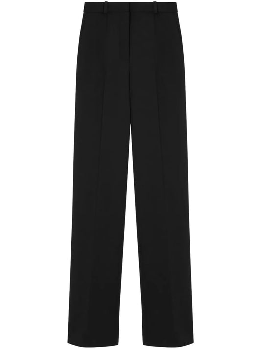 High-Waist Straight-Leg Trousers