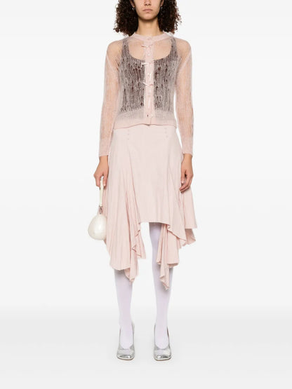 Bow-Embellished Cardigan