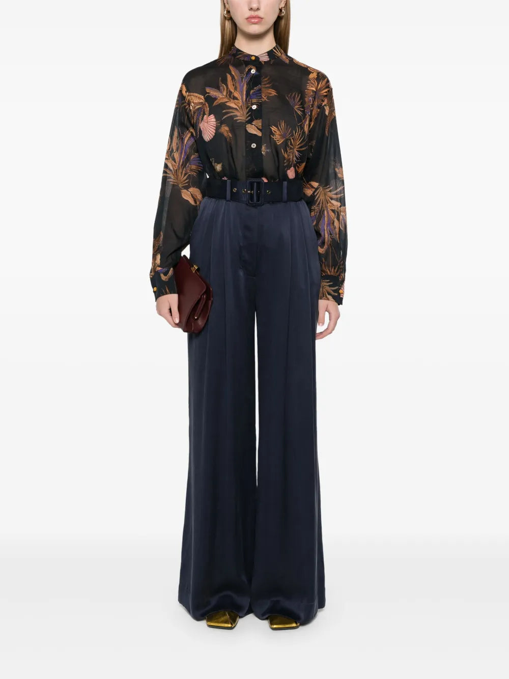 Silk Palazzo Pants