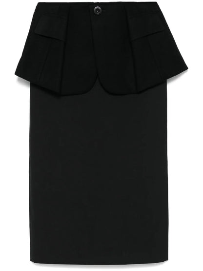 Layered Midi Skirt