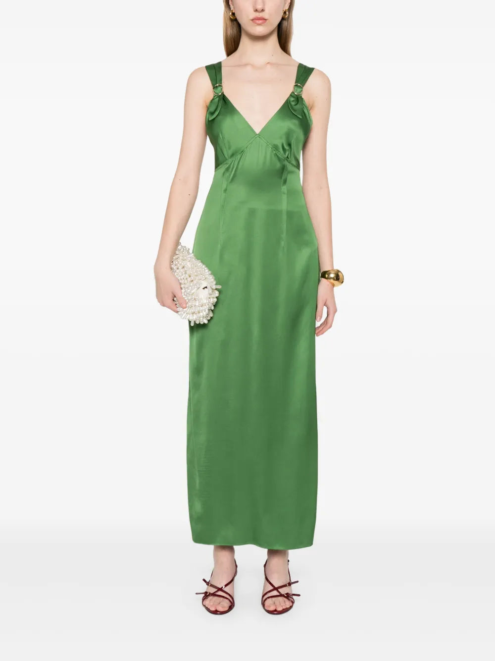 Satin Midi Dress
