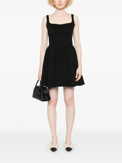 Pleated Mini Dress