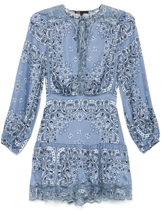 Floral-Print Mini Dress