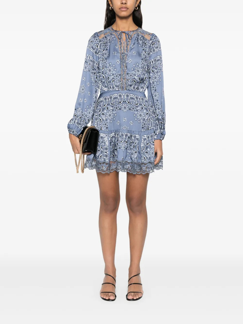 Floral-Print Mini Dress